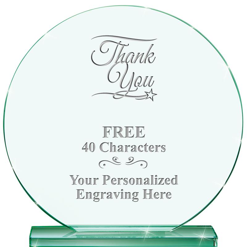 6.25" JADE GLOBE CRYSTAL