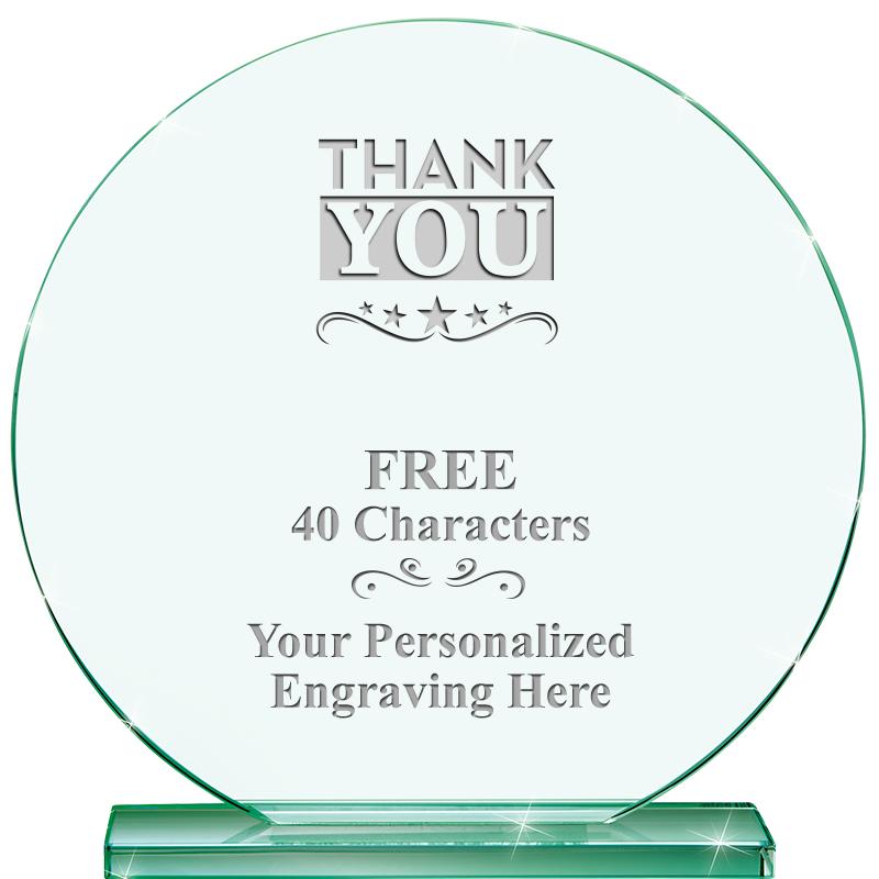 6.25" JADE GLOBE CRYSTAL