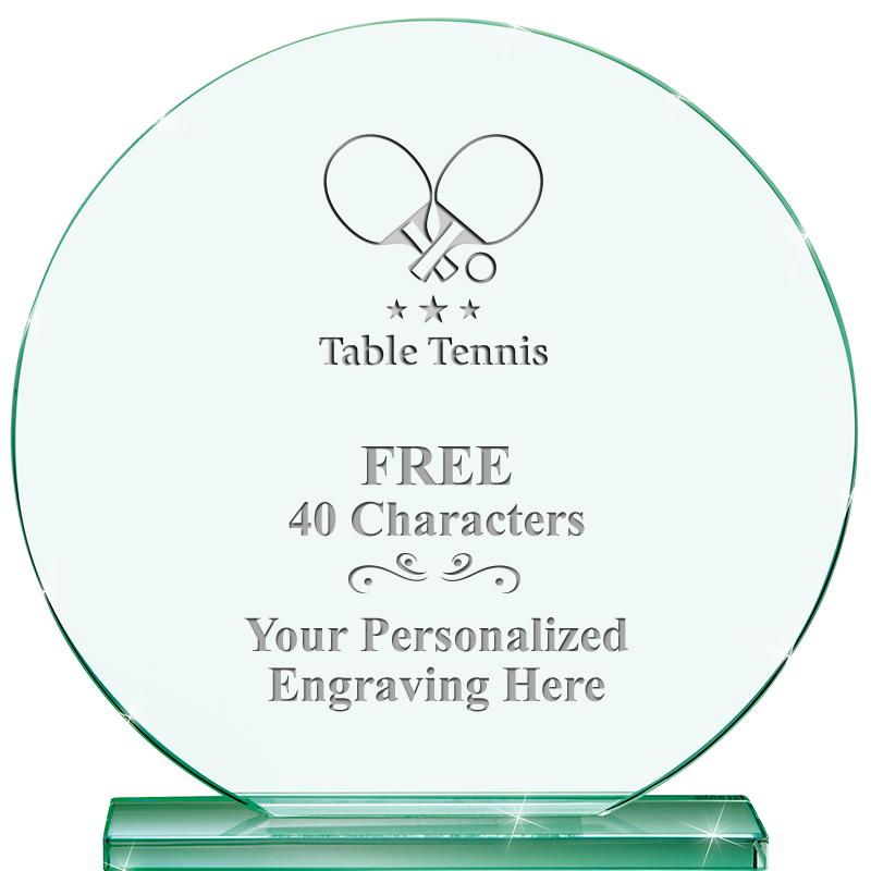 6.25" JADE GLOBE CRYSTAL