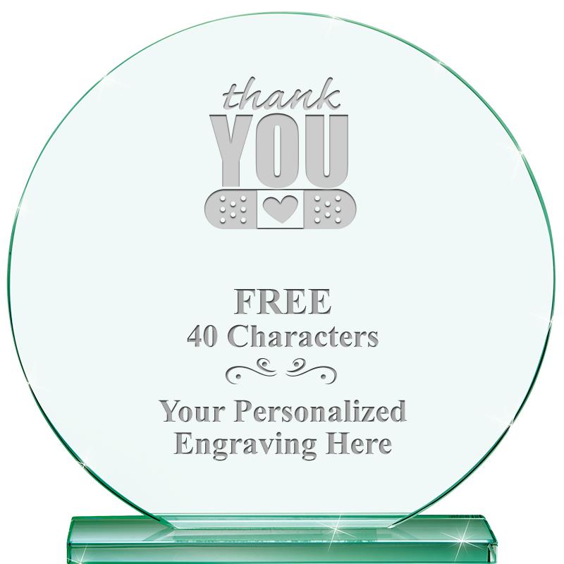 6.25" JADE GLOBE CRYSTAL