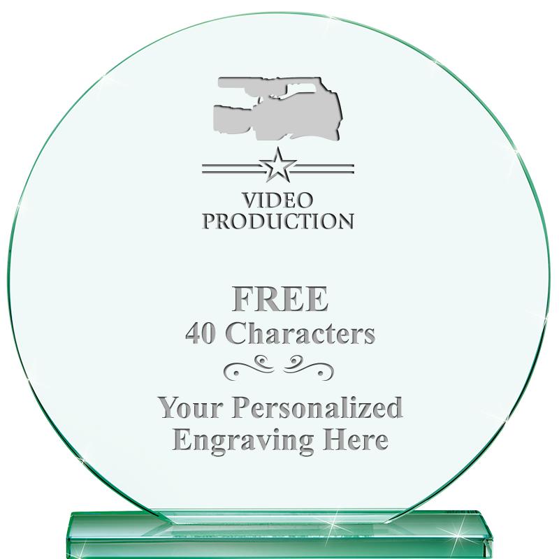 6.25" JADE GLOBE CRYSTAL