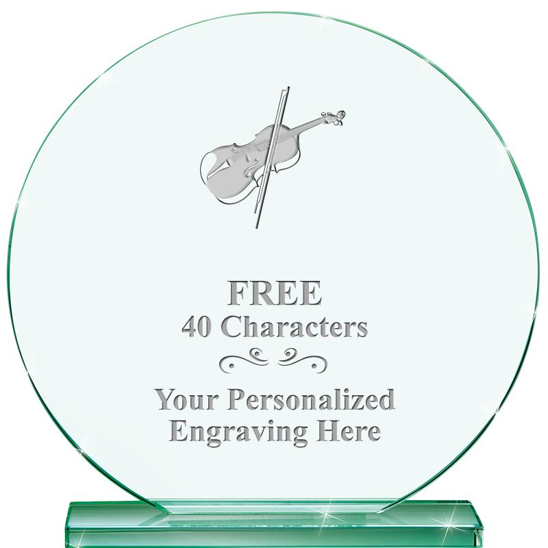 6.25" JADE GLOBE CRYSTAL