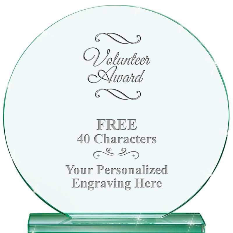 6.25" JADE GLOBE CRYSTAL