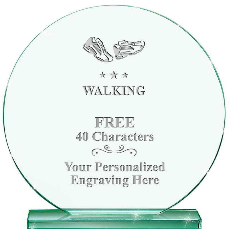 6.25" JADE GLOBE CRYSTAL