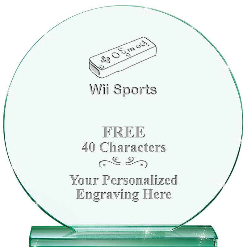 6.25" JADE GLOBE CRYSTAL