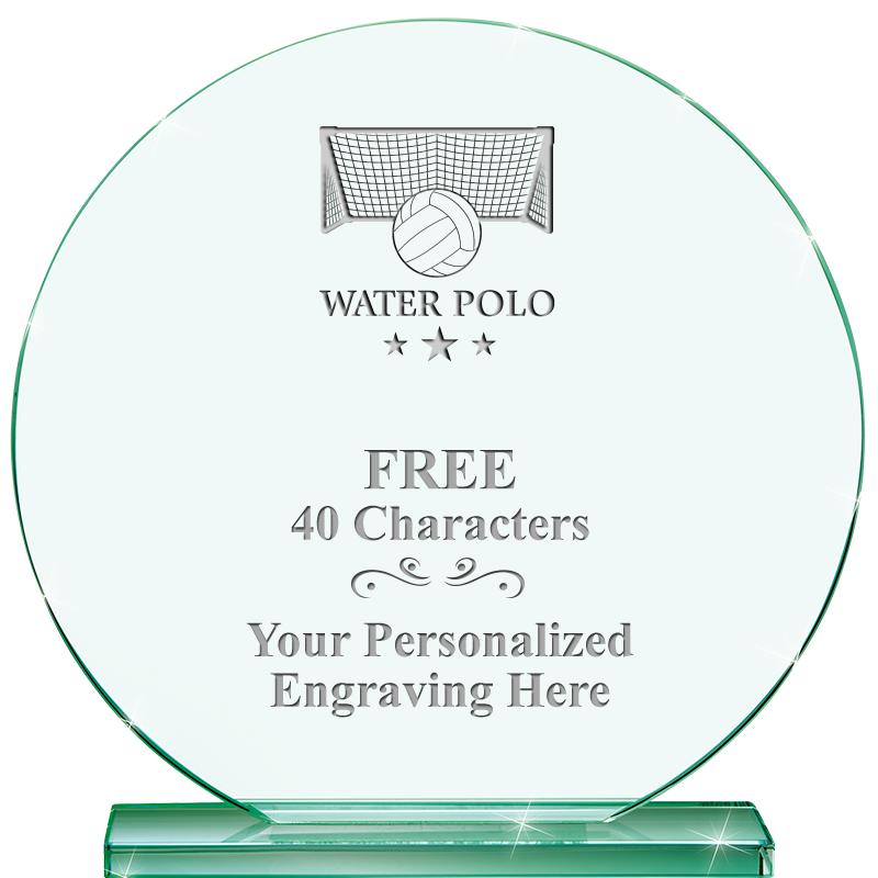 6.25" JADE GLOBE CRYSTAL