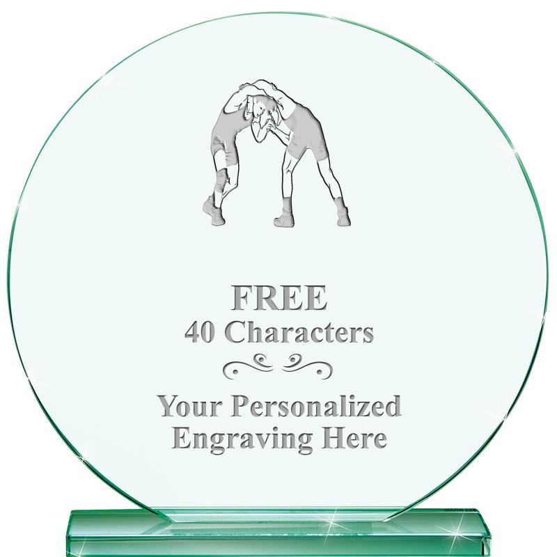 6.25" JADE GLOBE CRYSTAL