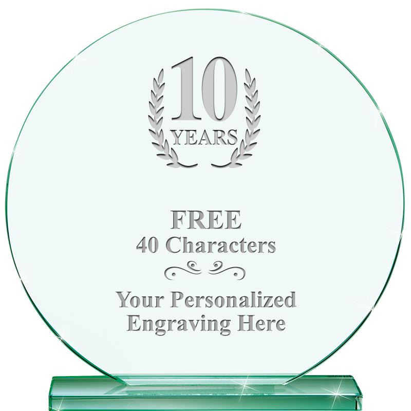 6.25" JADE GLOBE CRYSTAL