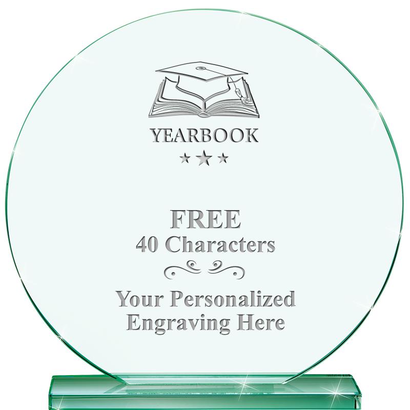 6.25" JADE GLOBE CRYSTAL