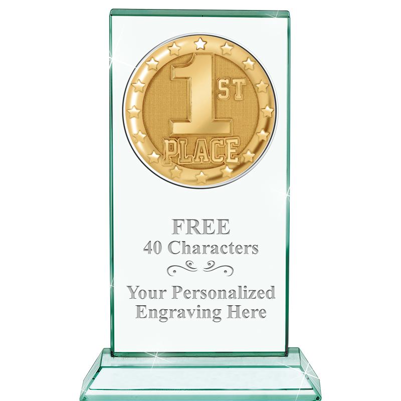 5" JADE MONARCH INSERT CRYSTAL