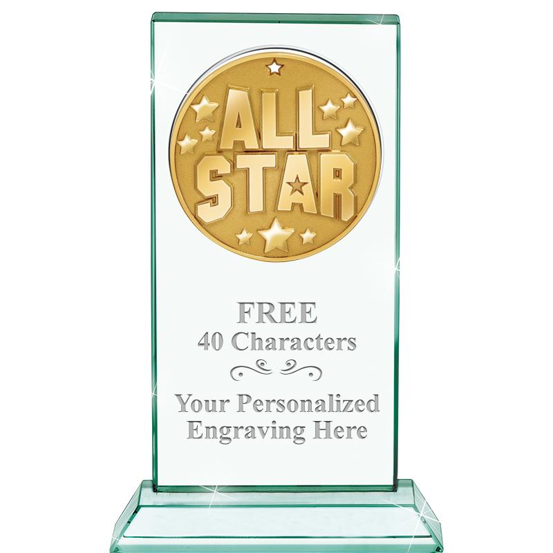 5" JADE MONARCH INSERT CRYSTAL