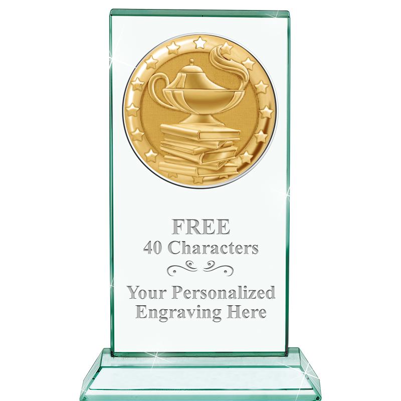 5" JADE MONARCH INSERT CRYSTAL