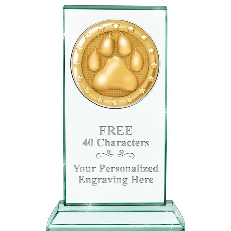 5" JADE MONARCH INSERT CRYSTAL