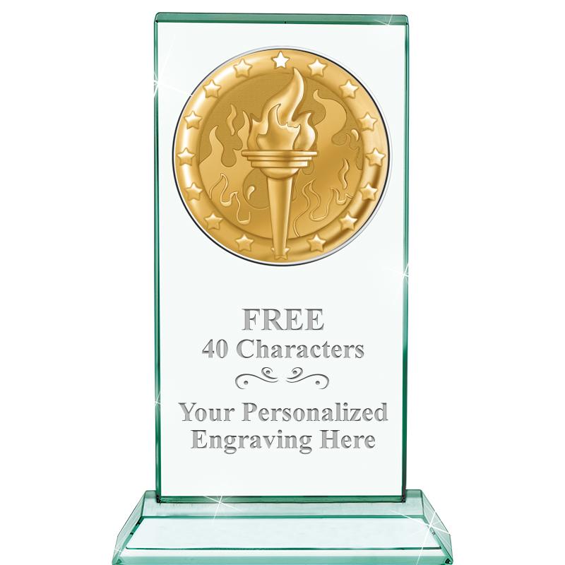 5" JADE MONARCH INSERT CRYSTAL