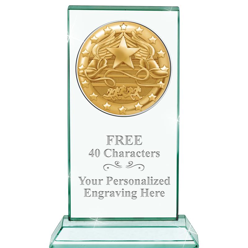 5" JADE MONARCH INSERT CRYSTAL