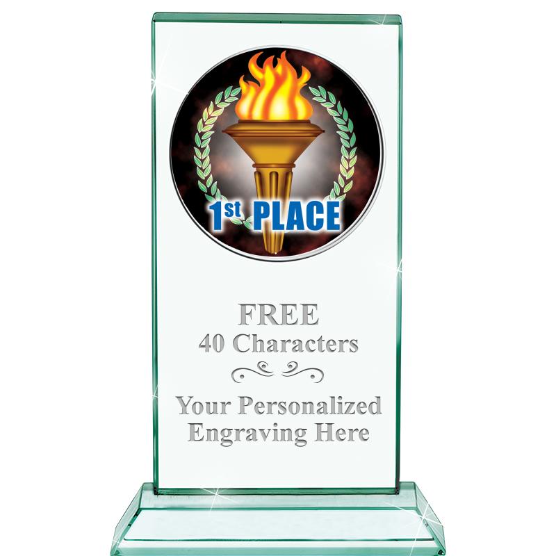 5" JADE MONARCH INSERT CRYSTAL