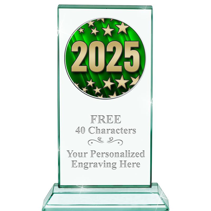 5" JADE MONARCH INSERT CRYSTAL