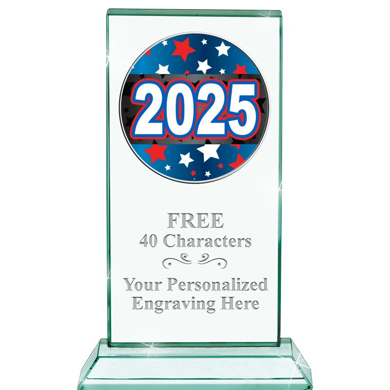 5" JADE MONARCH INSERT CRYSTAL