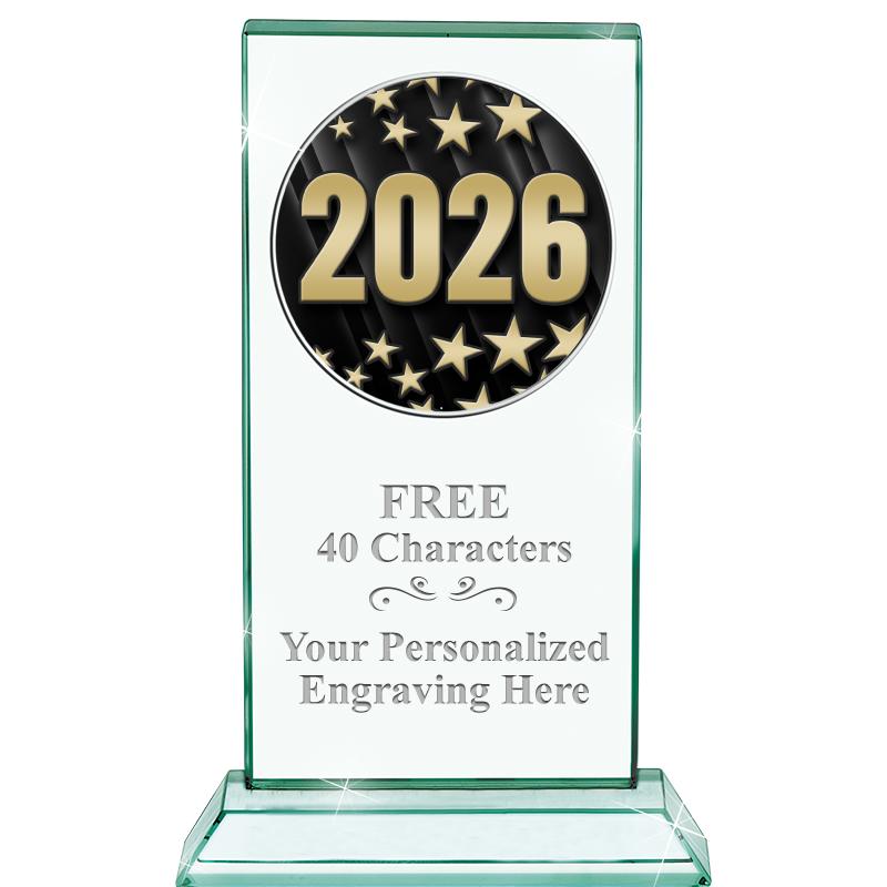 5" JADE MONARCH INSERT CRYSTAL