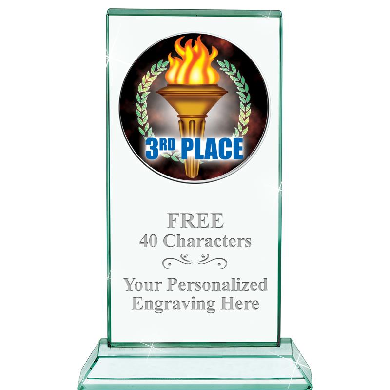 5" JADE MONARCH INSERT CRYSTAL