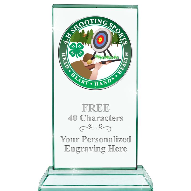 5" JADE MONARCH INSERT CRYSTAL