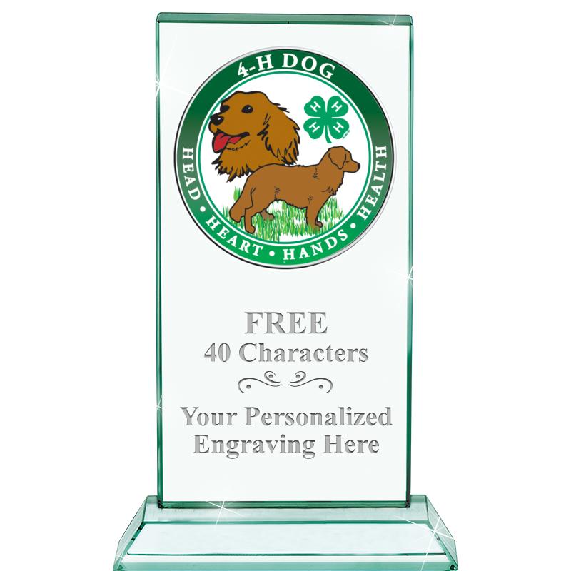 5" JADE MONARCH INSERT CRYSTAL