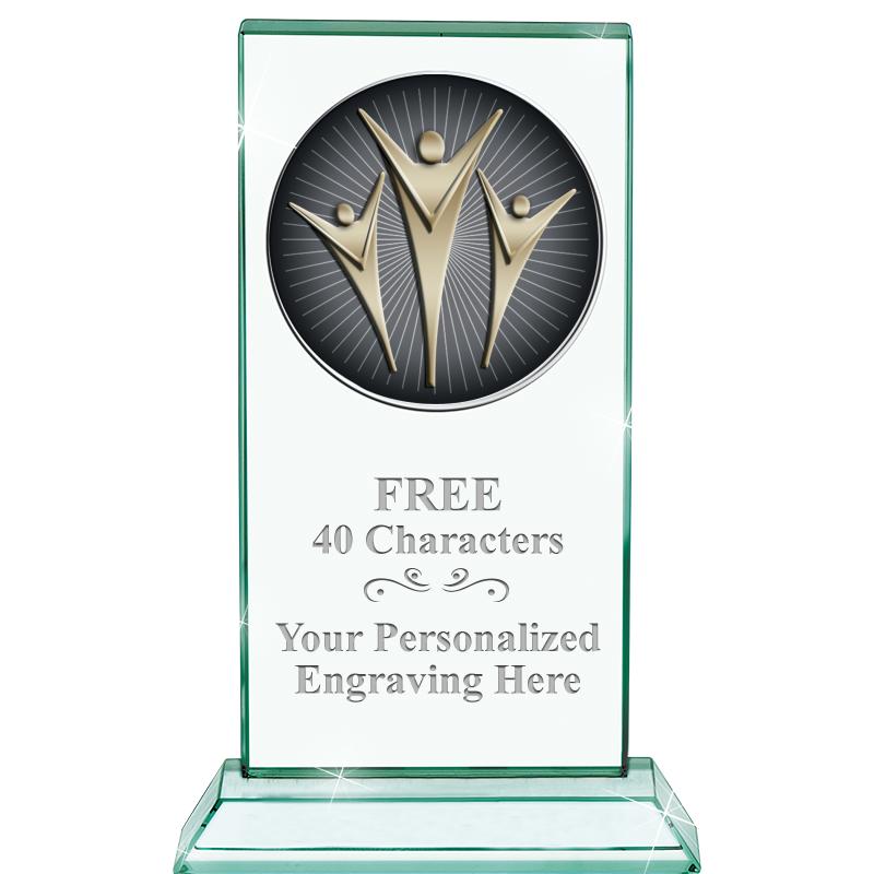 5" JADE MONARCH INSERT CRYSTAL