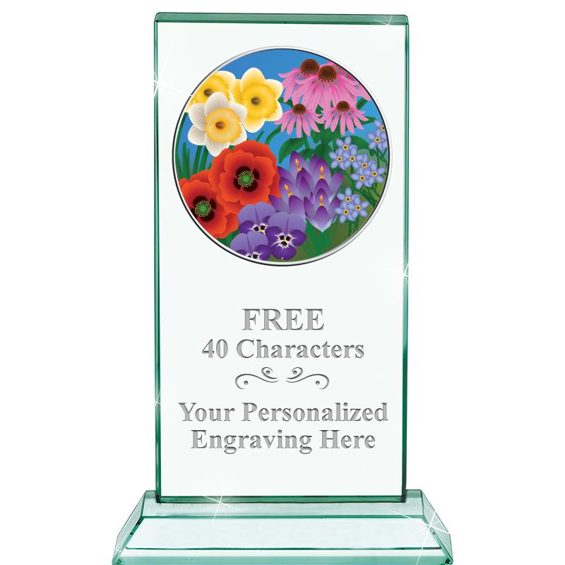 5" JADE MONARCH INSERT CRYSTAL