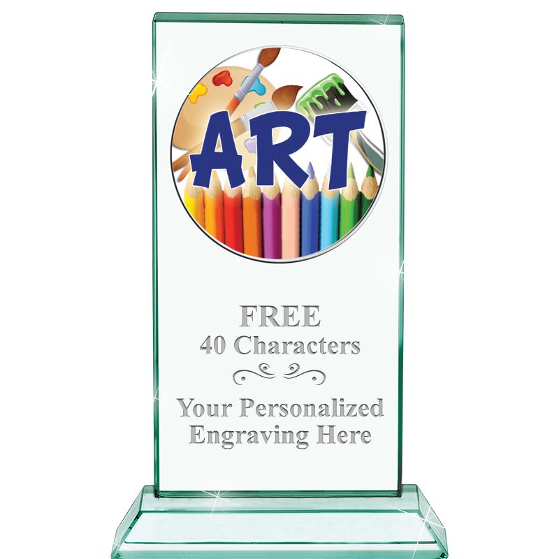 5" JADE MONARCH INSERT CRYSTAL