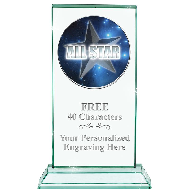 5" JADE MONARCH INSERT CRYSTAL