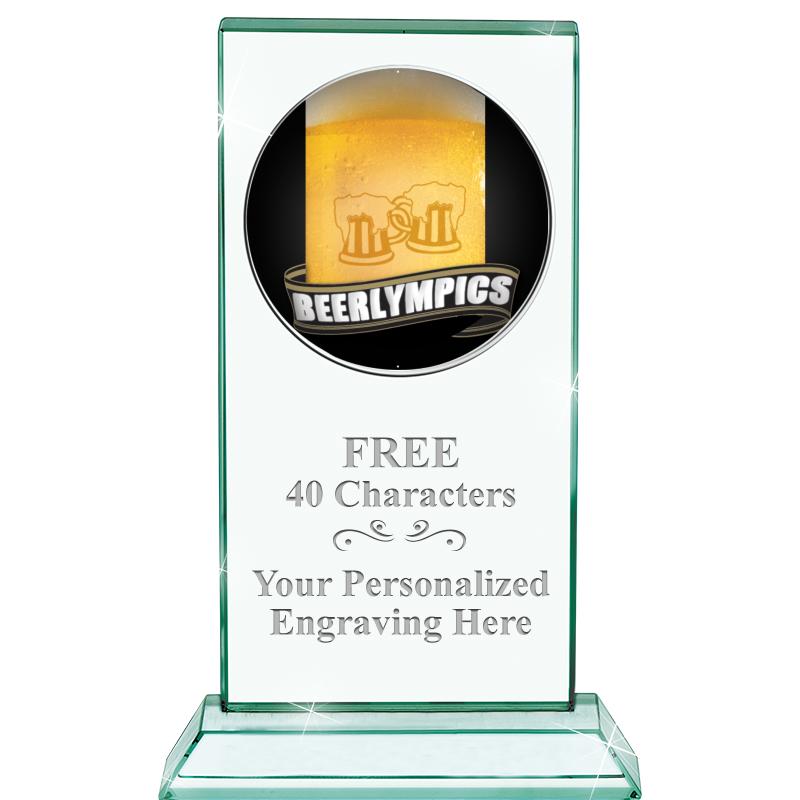 5" JADE MONARCH INSERT CRYSTAL