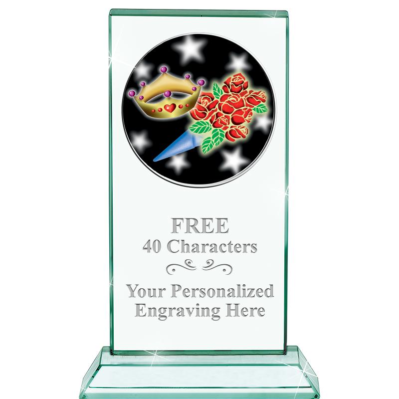 5" JADE MONARCH INSERT CRYSTAL