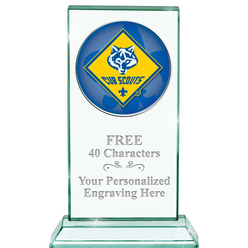 5" JADE MONARCH INSERT CRYSTAL