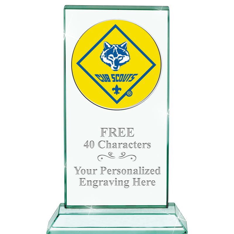 5" JADE MONARCH INSERT CRYSTAL