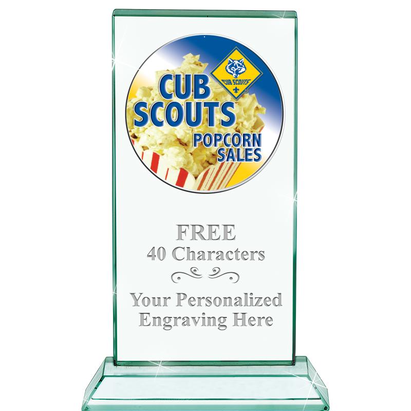 5" JADE MONARCH INSERT CRYSTAL