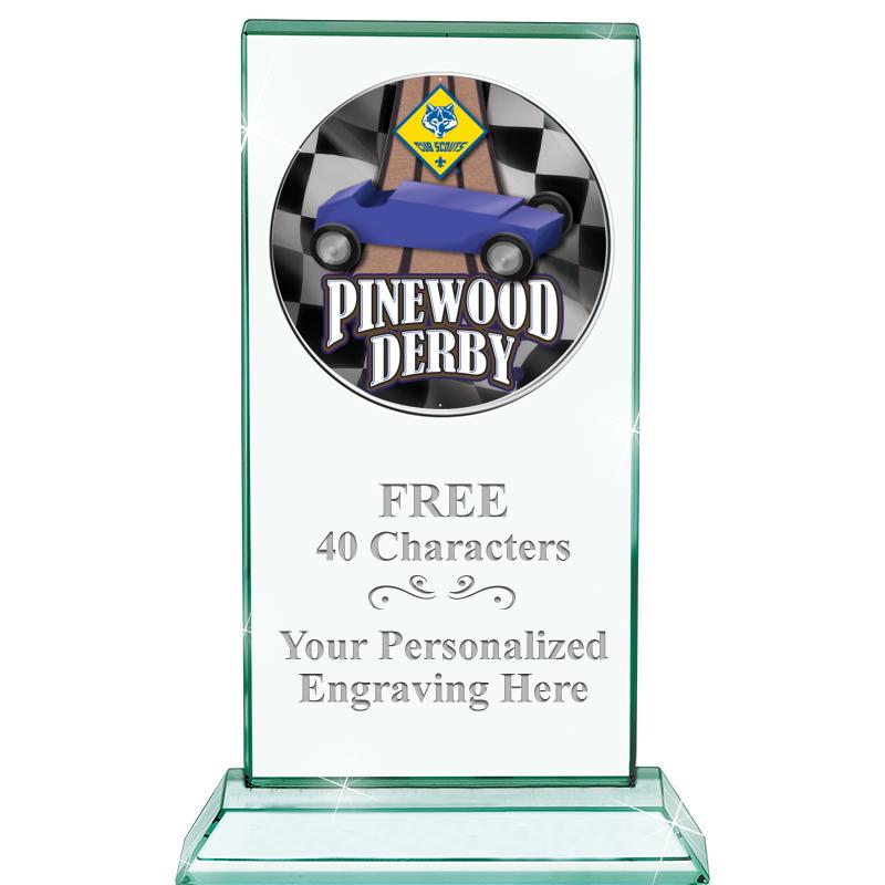 5" JADE MONARCH INSERT CRYSTAL