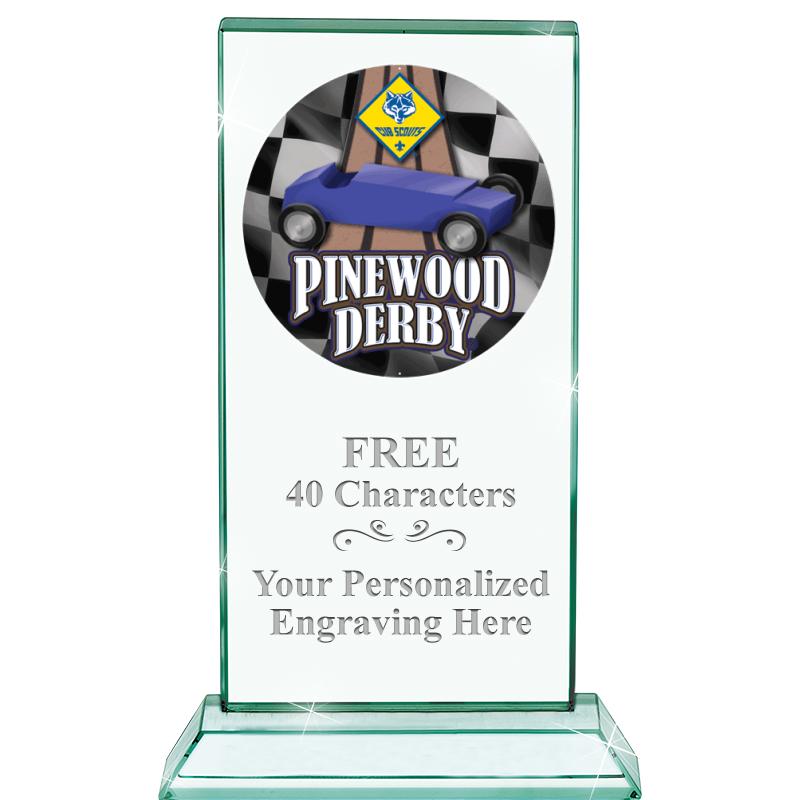 5" JADE MONARCH INSERT CRYSTAL