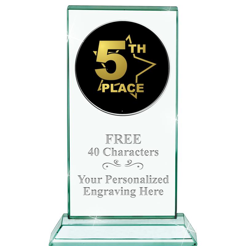 5" JADE MONARCH INSERT CRYSTAL