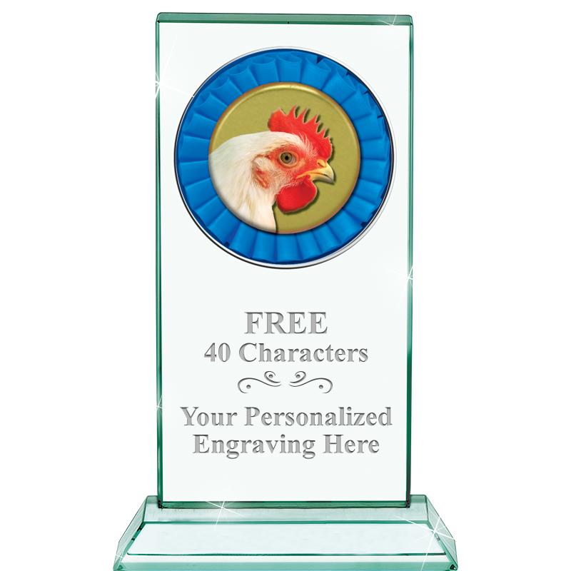 5" JADE MONARCH INSERT CRYSTAL