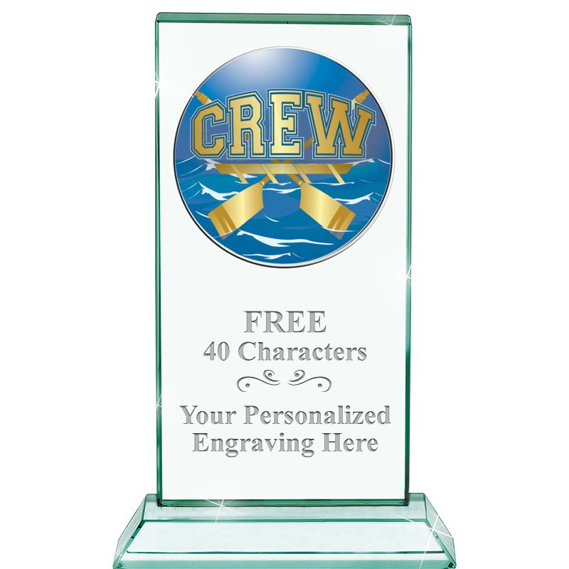 5" JADE MONARCH INSERT CRYSTAL