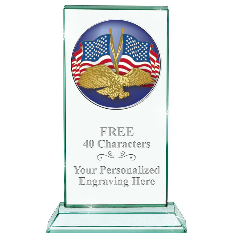 5" JADE MONARCH INSERT CRYSTAL