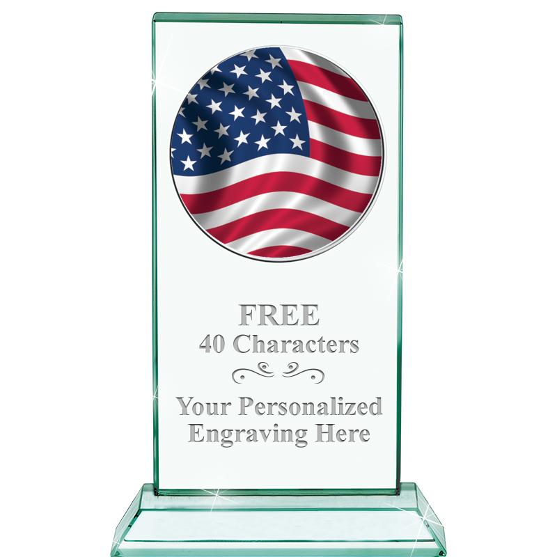 5" JADE MONARCH INSERT CRYSTAL