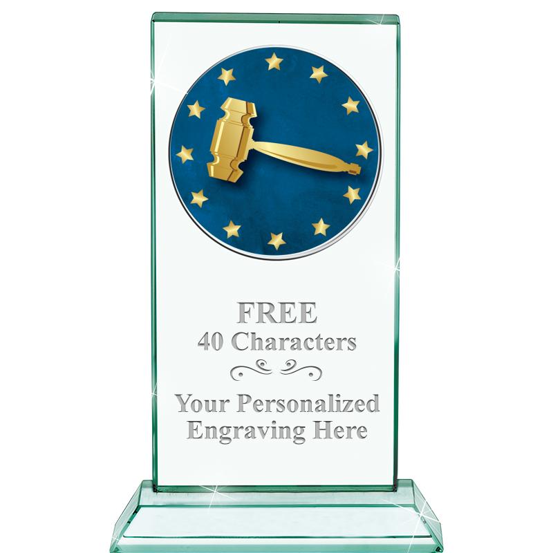 5" JADE MONARCH INSERT CRYSTAL