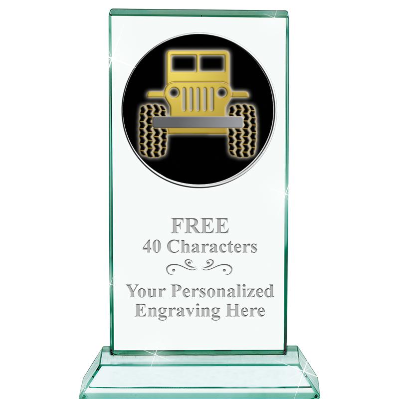 5" JADE MONARCH INSERT CRYSTAL