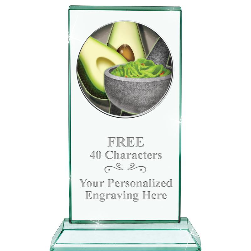 5" JADE MONARCH INSERT CRYSTAL