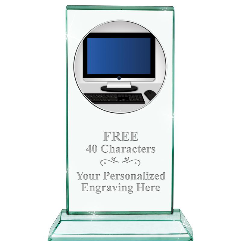 5" JADE MONARCH INSERT CRYSTAL