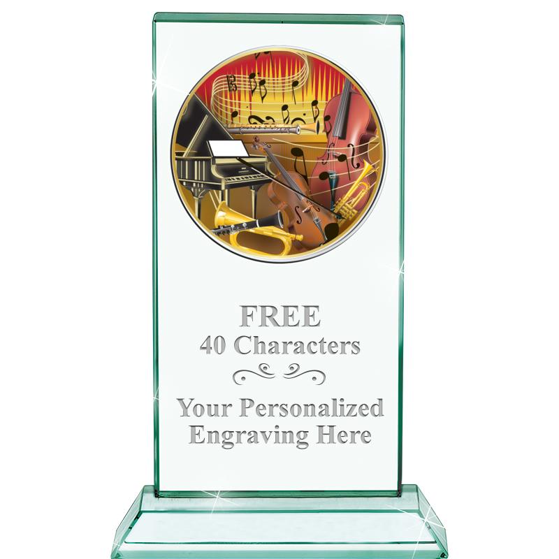 5" JADE MONARCH INSERT CRYSTAL