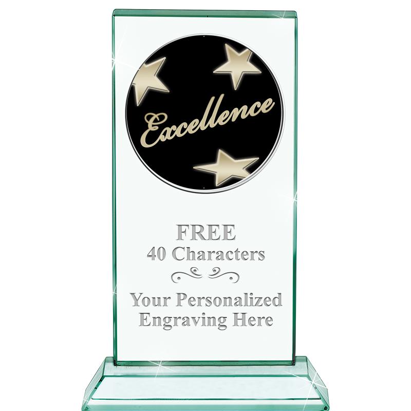 5" JADE MONARCH INSERT CRYSTAL