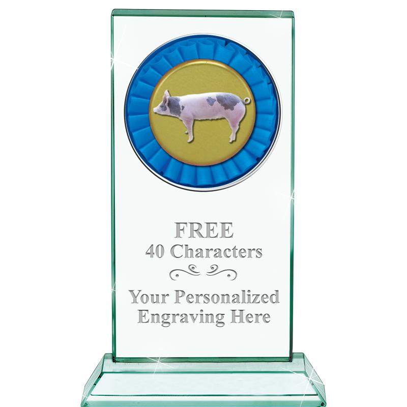 5" JADE MONARCH INSERT CRYSTAL