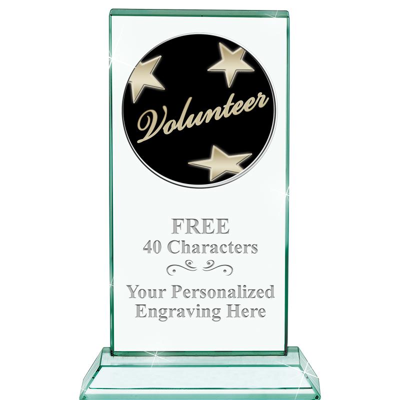 5" JADE MONARCH INSERT CRYSTAL